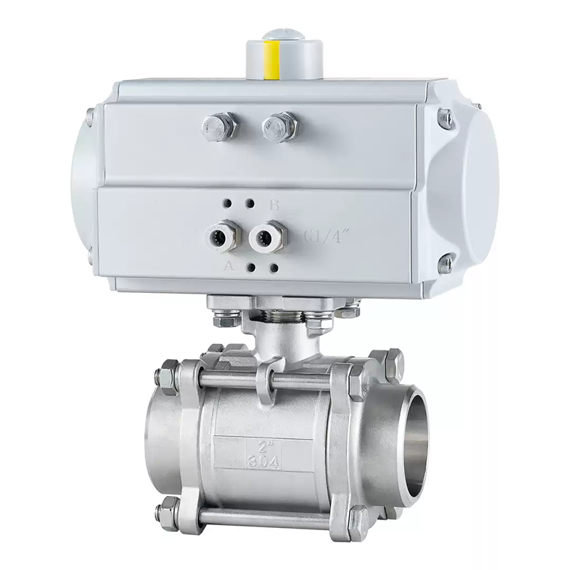 Pneumatic 3-piece Ball Valve